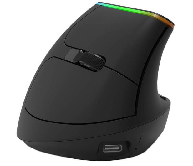 Delux Mysz Pionowa M618DB BT/2.4G RGB - 748719 - zdjęcie 4